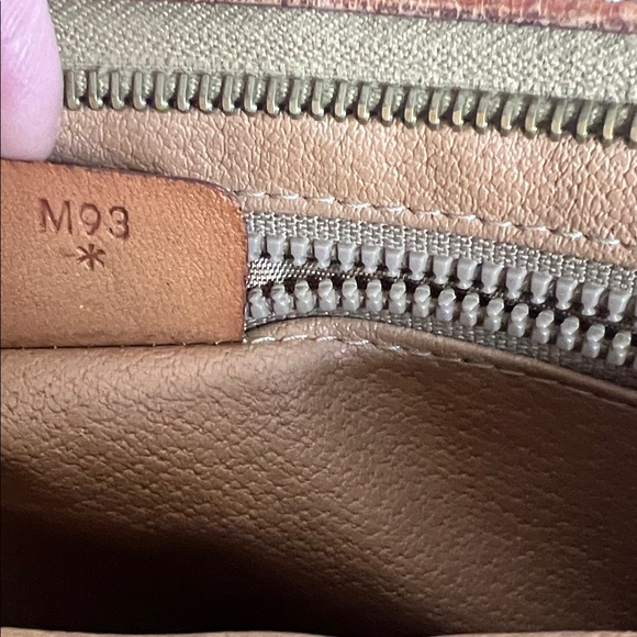Celine Brown and Tan Clutch